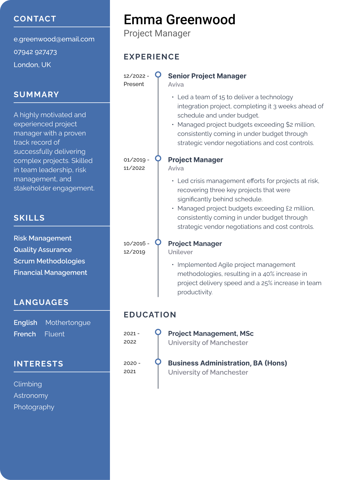Resume 8